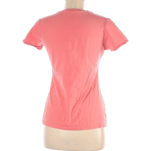 Calvin Klein Orange Performance V-Neck T-Shirt M - Picture 5 of 6